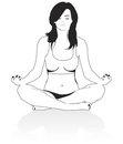 pozycja jogi-medytacja