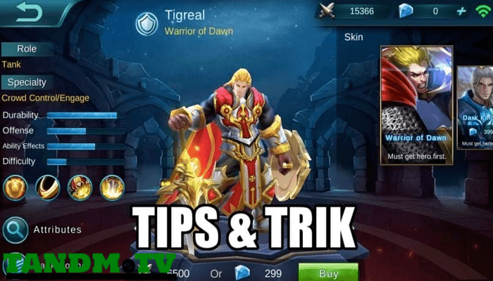 Mobile Legends Tigreal Gameplay Tips