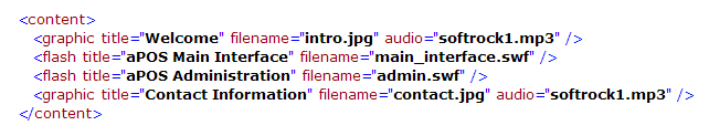 FIGURE 2 - Content XML