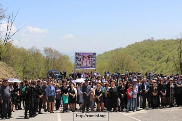 В Южной Осетии почтили память жертв Зарской трагедии. Фото
