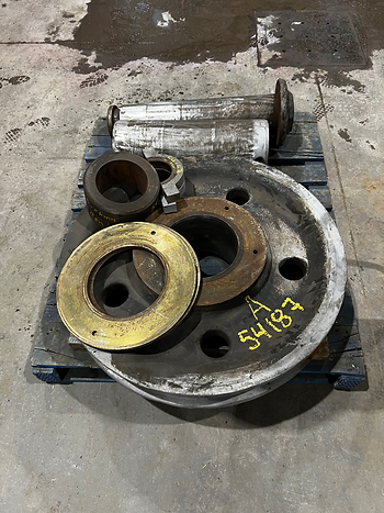 Rusty industrial machinery component ready for laser cleaning and laser rust removal by alfa laser cleaning machine