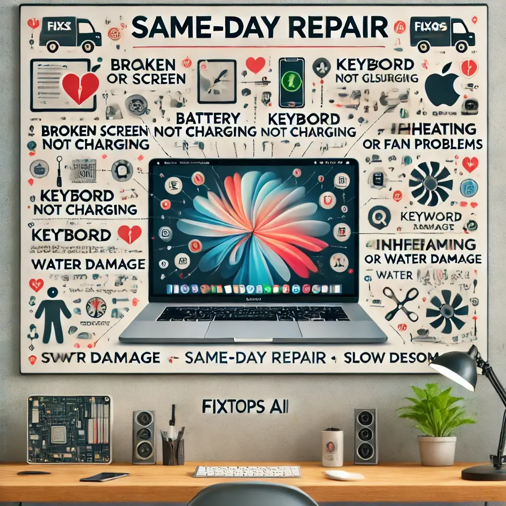 Some MacBook problems simply can’t wait it requires a same day repair services