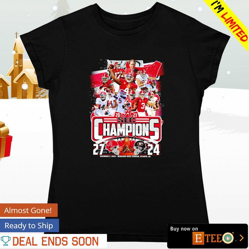 Alabama Crimson Tide 2023 SEC Champions December 2 2023 shirt ladies-tee