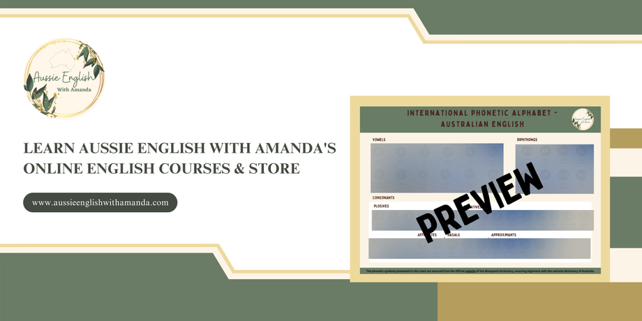 Learn Aussie English With Amanda’s Online English Courses & Store