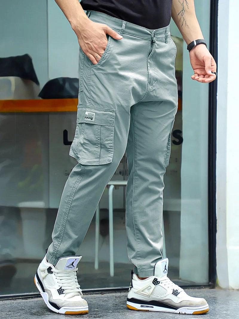 Sandroot Smoke Grey Cotton Cargo