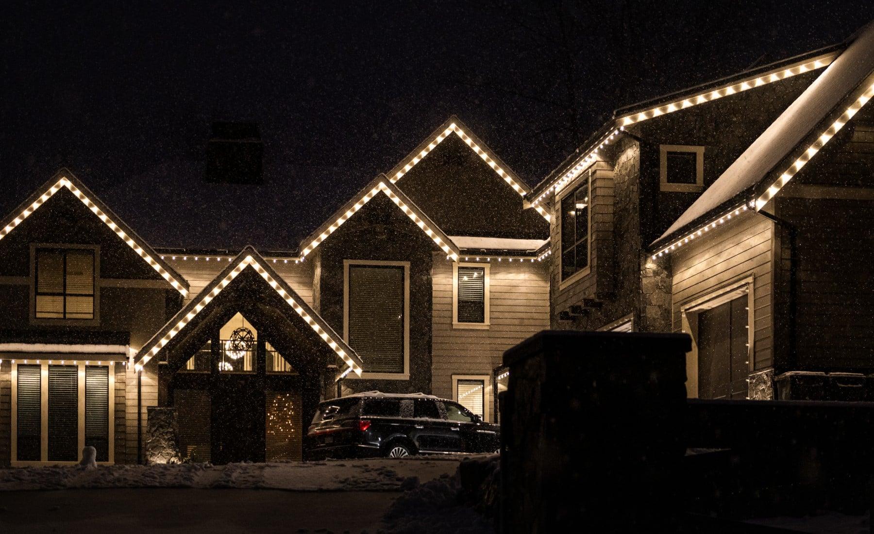 Christmas light installation service in College Station TX