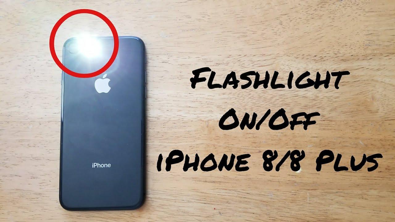 flashlight on iphone 10