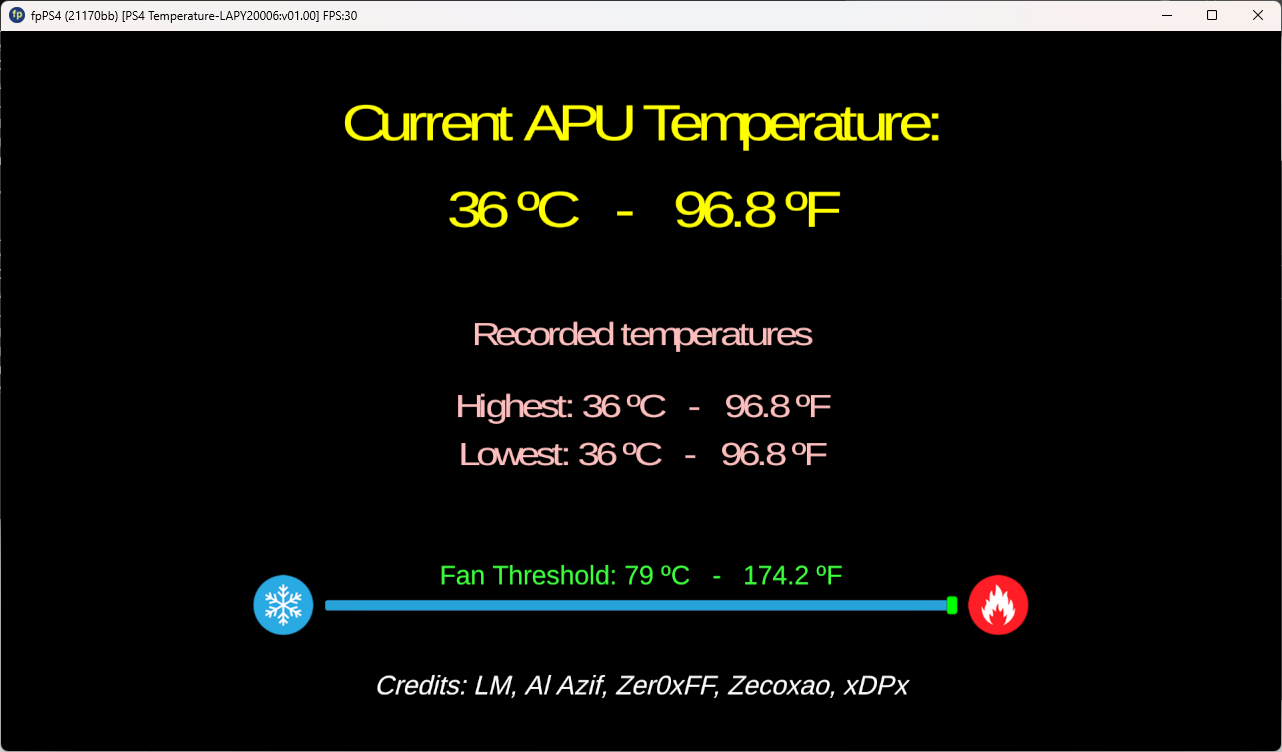 PS4 Temperature - LAPY20006 · Issue #1299 ·  red-prig/fpps4-game-compatibility · GitHub