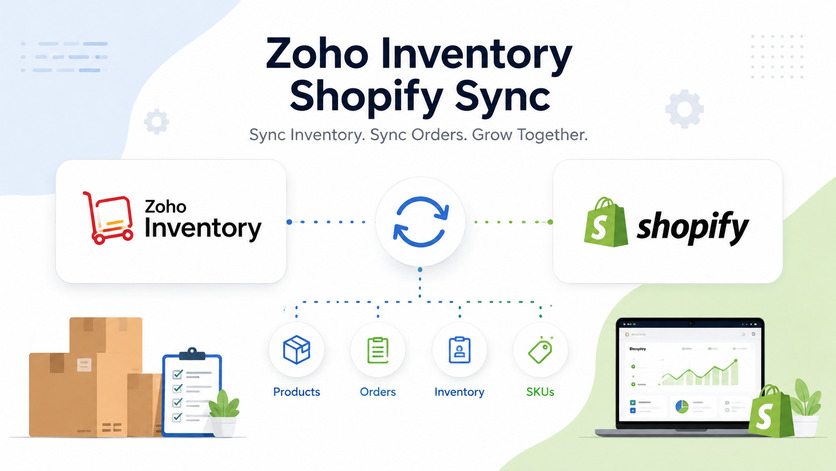Zoho Inventory Shopify Integration in an Easy Way - SKUPlugs