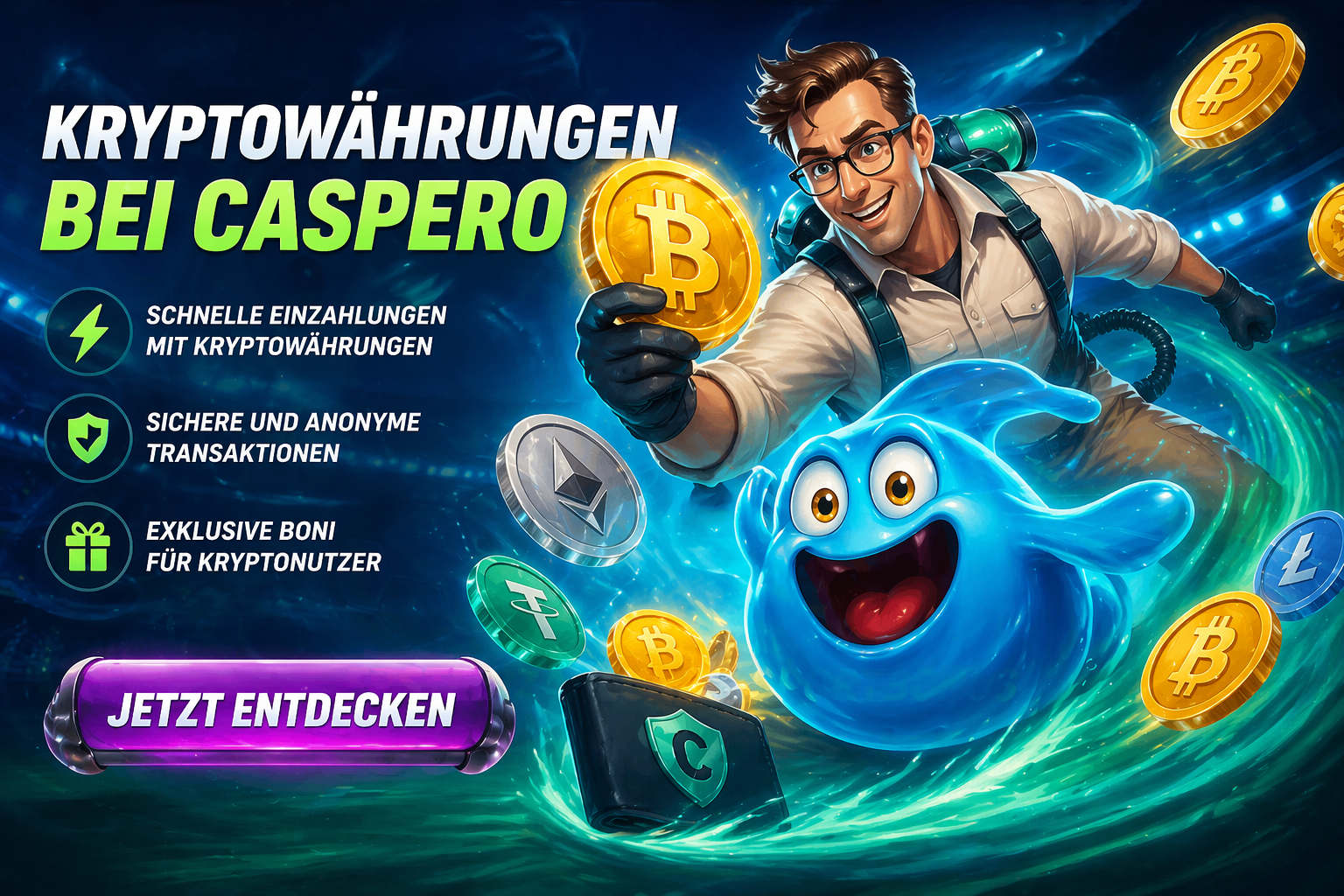 So sicherst du dir den Willkommensbonus bei Caspero Casino