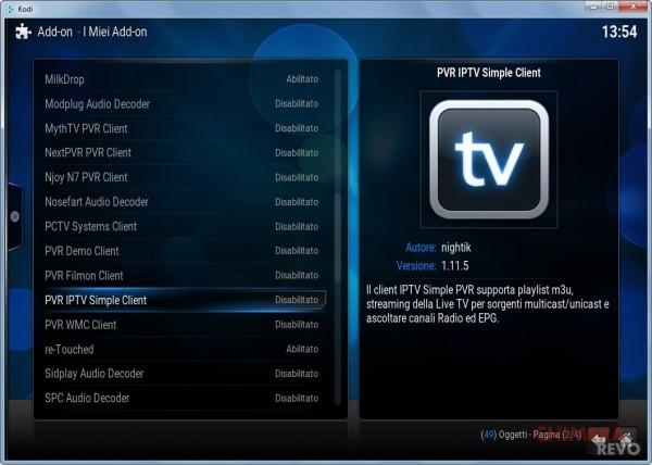 IPTV simple client kodi
