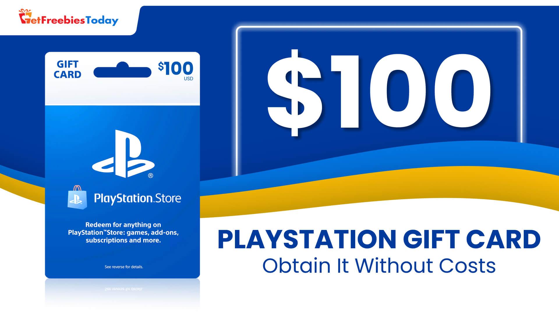 Grab $100 Playstation Gift Card Quickly