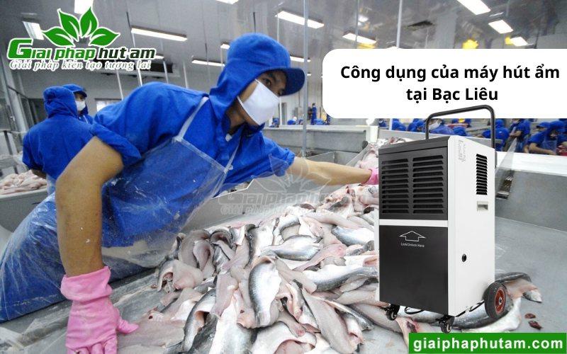 Máy hút ẩm tại Bạc Liêu ứng dụng trong chế biến thủy hải sản