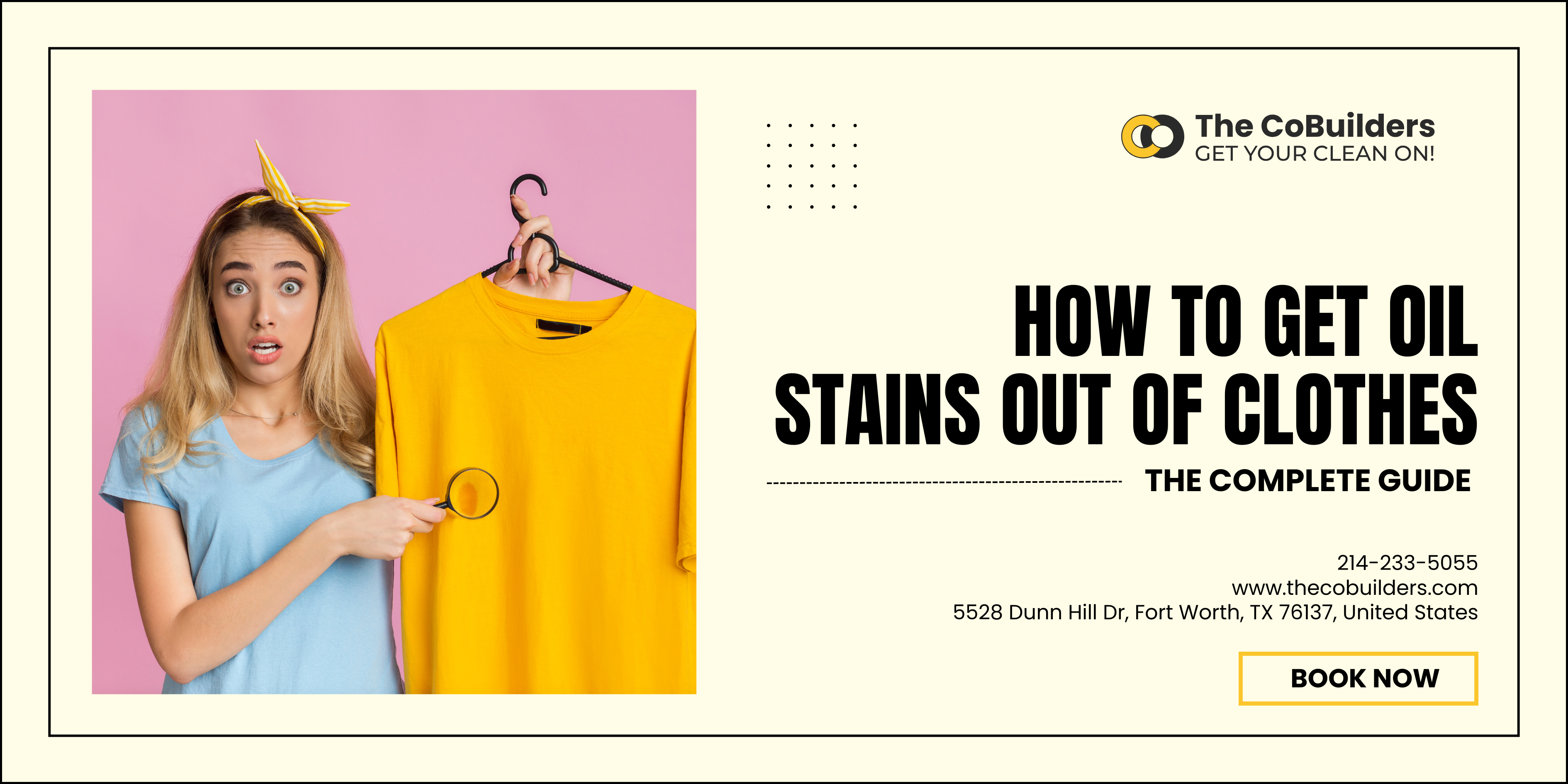 Oil Stains Out of Clothes