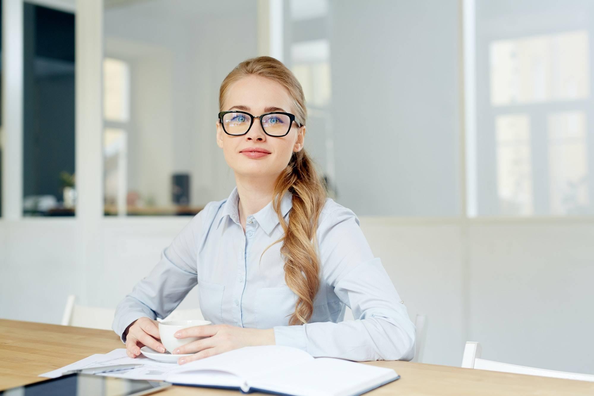 Business Advisors Working in Office