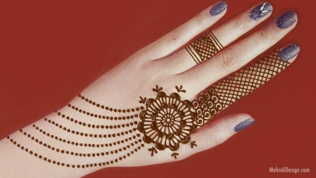 Easy simple mehndi design | Image