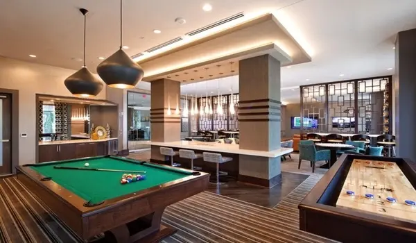 Clubhouse and Indoor amenities such as