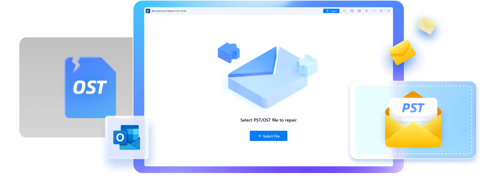 Outlook repair and support service