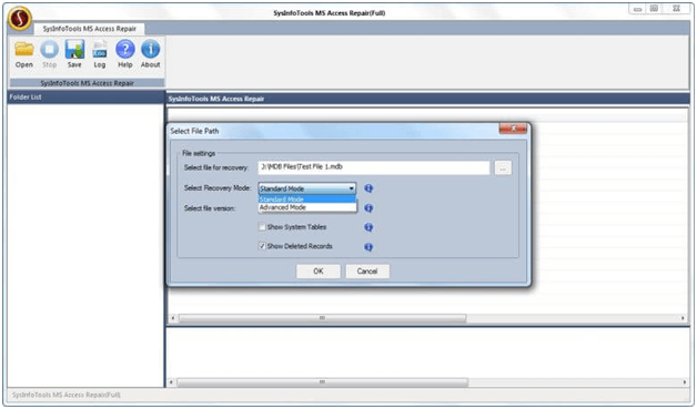 access database recovery step1