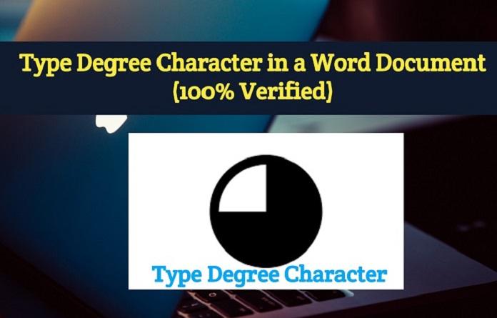 Type Degree Character