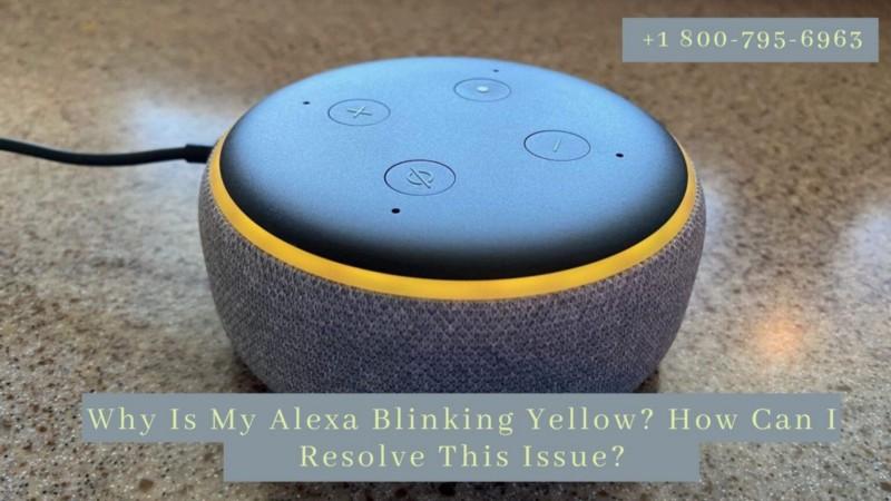 My Alexa Blinking Yellow