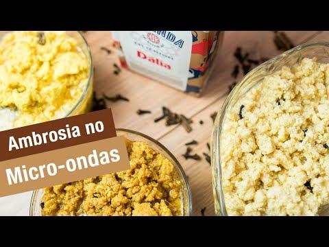 Como fazer AMBROSIA no MICRO-ONDAS - Cozinha da Cátia - 동영상