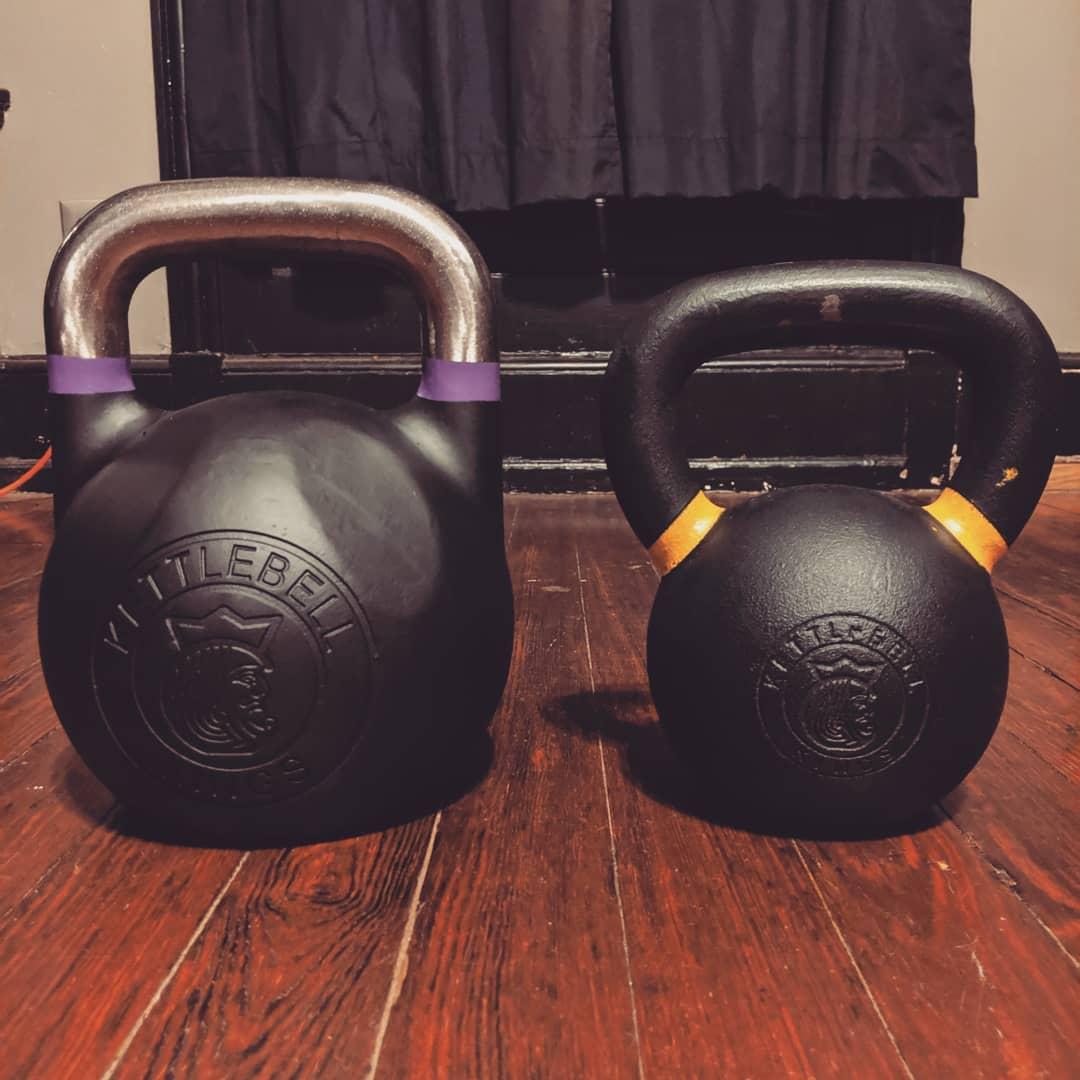 Moving on up! Just got my new 45 lb. Fitness Edition kettlebell from   I feel…
