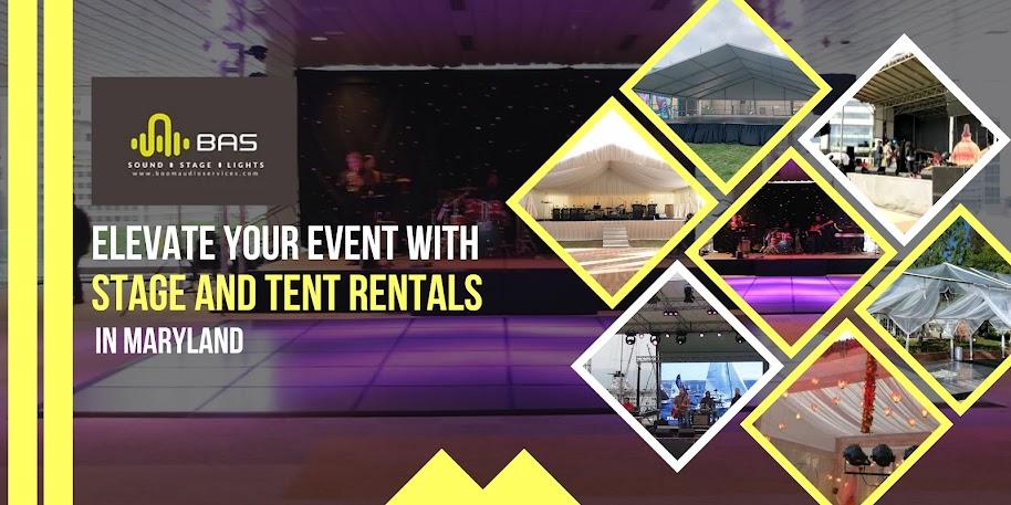 Stage and Tent Rental services