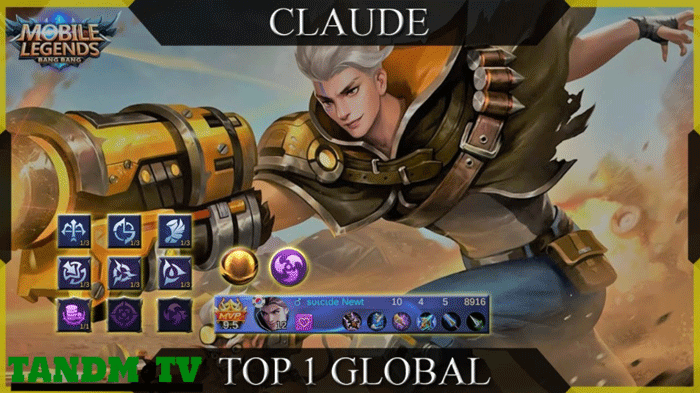Ide Pembuatan Item Untuk Hero Claude Mobile Legends