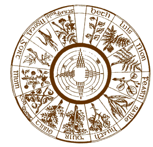 kalendarz celtycki oparty na kalendarzu znalezionym w Coligney