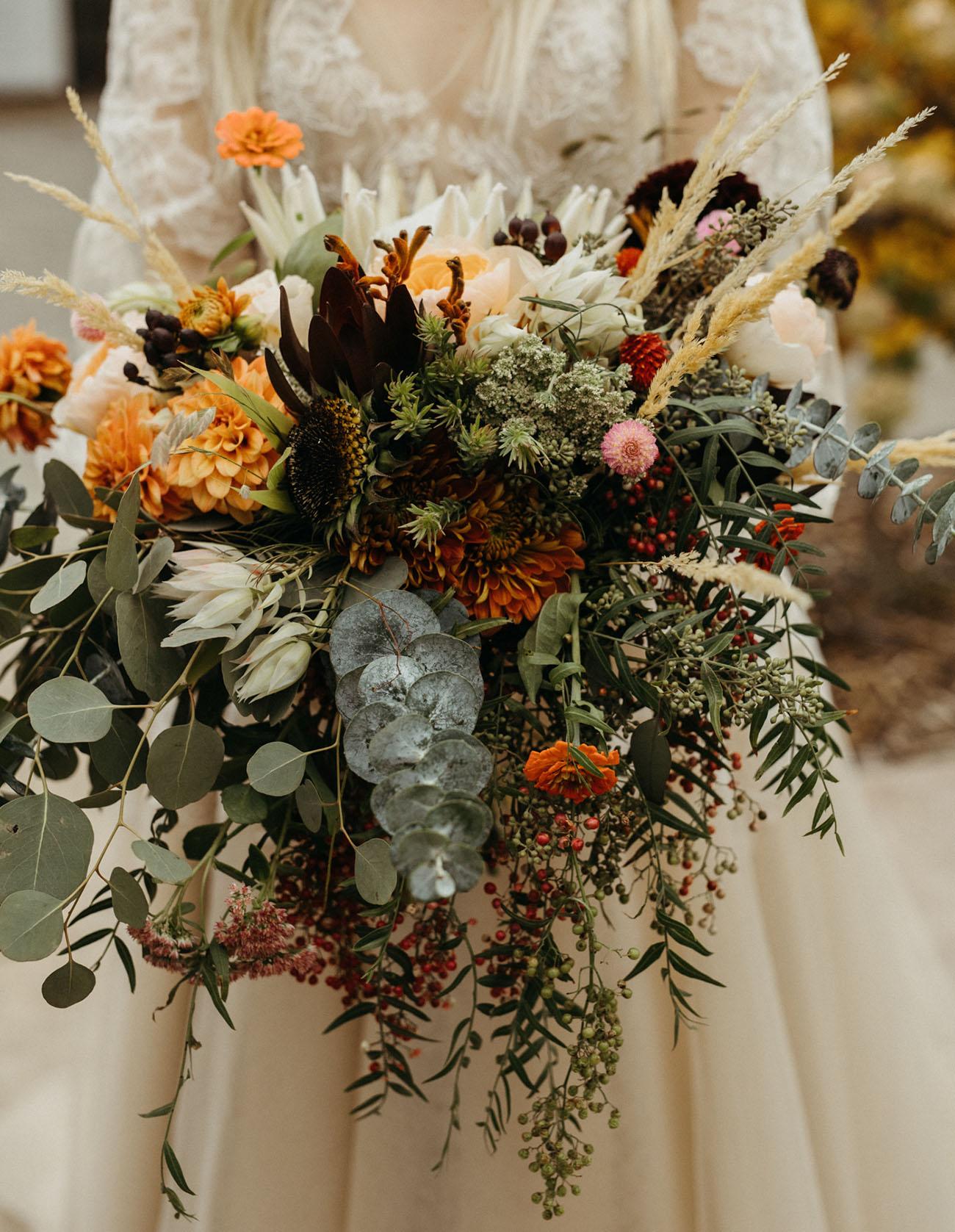 rustic wildflower bouquet