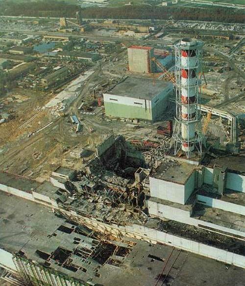Elektrownia po wybuchu reaktora