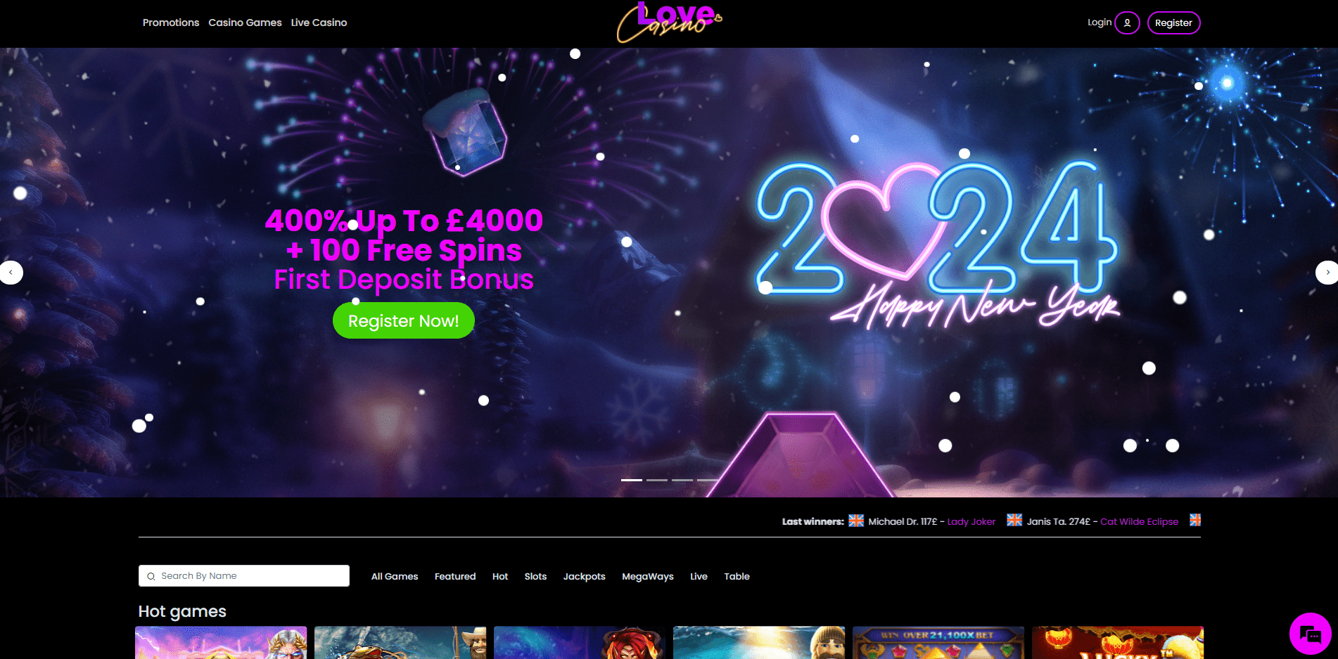 phlove casino login page