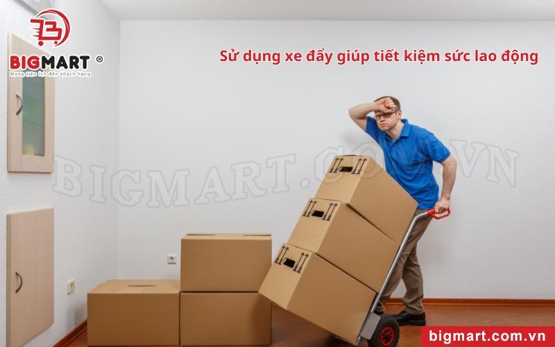 Xe đẩy hàng tại Ninh Bình giúp tiết kiệm công sức