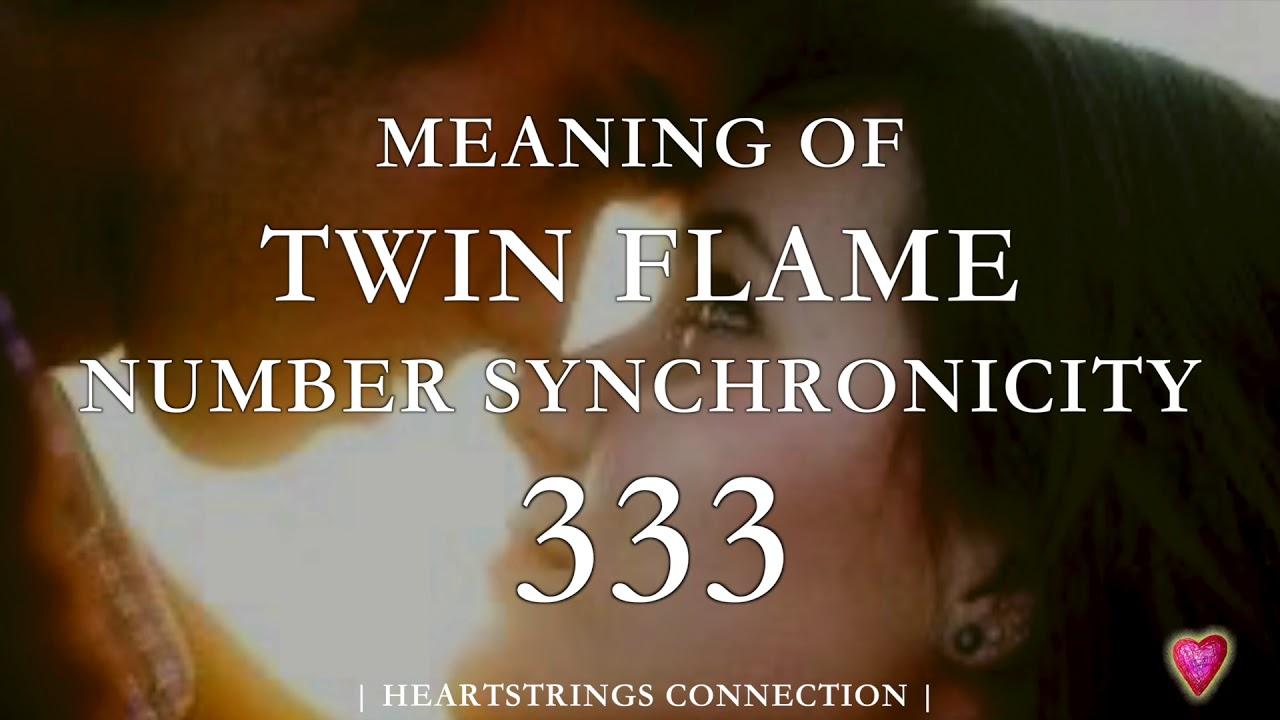 Meaning Of Twin Flame Number Synchronicity 333 - YouTube