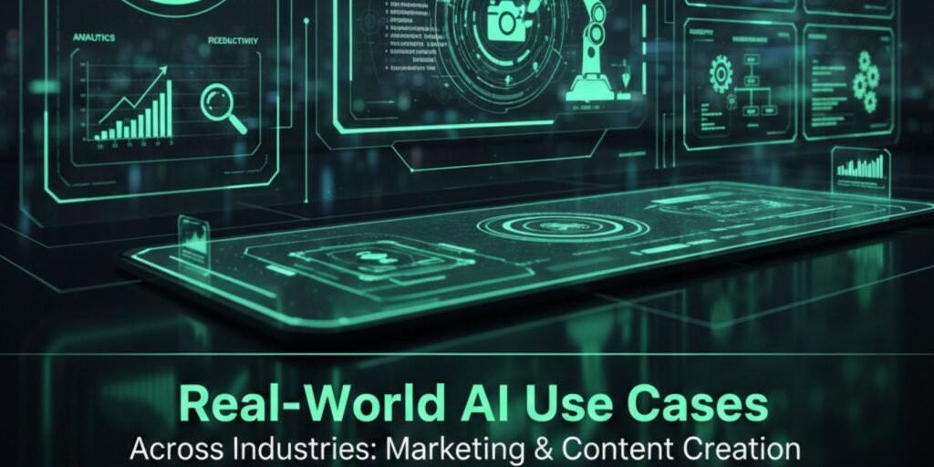 Real-World Use Cases Across Industries Marketing & Content Creation