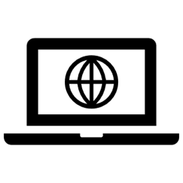 Internet with solid fill