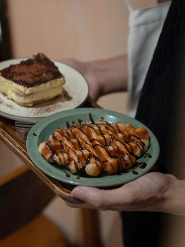 bánh ladyfinger kết hợp cùng Mascarpone và Cà Phê