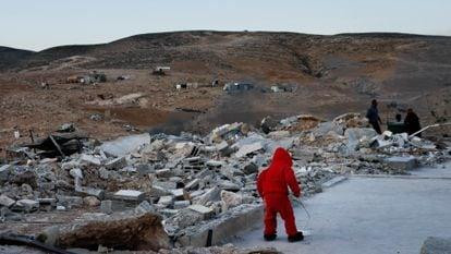 Una imagen del documental 'No Other Land', sobre la destrucción de una comunidad de Cisjordania.