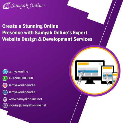 A leading web design company in India, Samyak Online offers website design and website development services tailored to help you create a strong online presence.