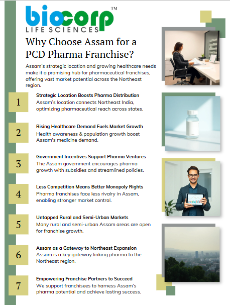 Top 10 PCD Pharma Franchise Companies in Assam