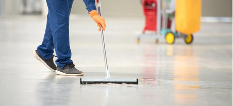 How do you clean white commercial vinyl flooring? - Harris Dream Clean