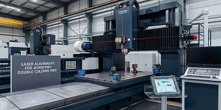 Laser-Alignment-for-Johnford-Double-Column-VMC-Machine