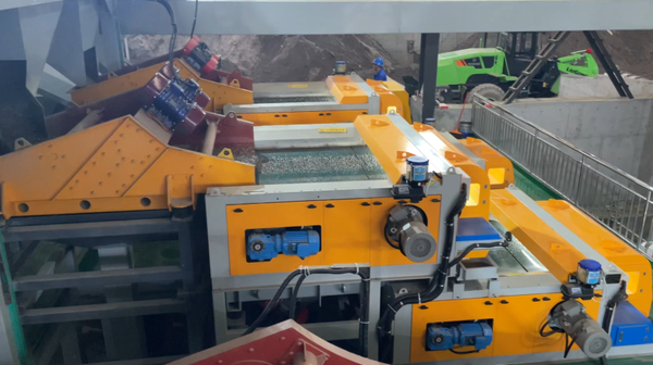 Ruijie Eddy Current Separator for Non-ferrous Metal Separation in IBA wet Sorting Line