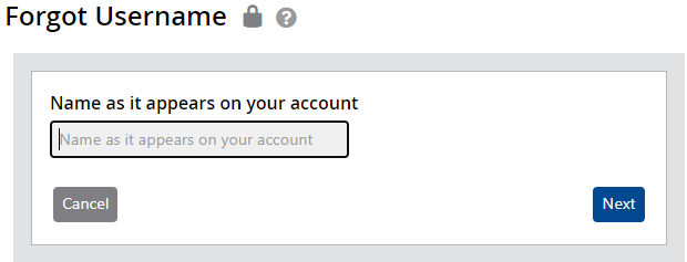 mycardstatement-Forgot Username