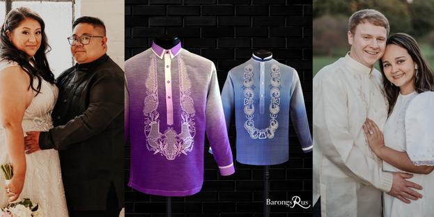 modern barong wedding