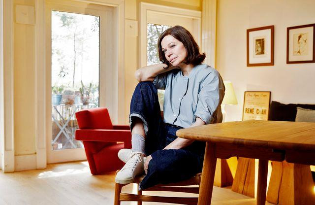 Marianne Denicourt, le 8 juin dernier, à son domicile parisien.