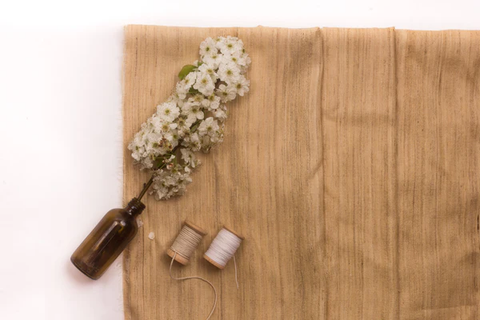 ahimsa silk / peace silk fabric