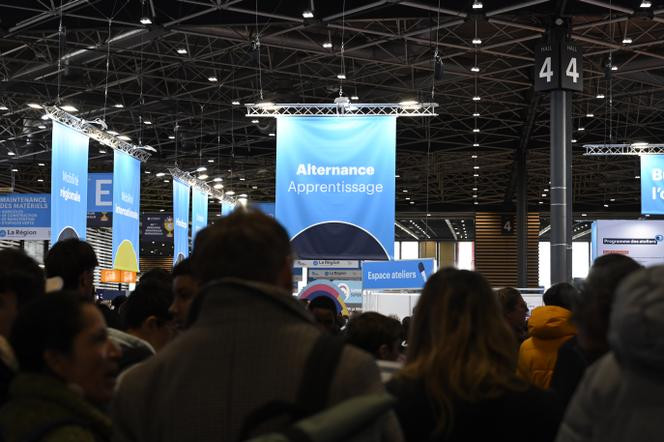 Au Salon mondial des métiers, à Eurexpo-Lyon, le 5 décembre 2024.