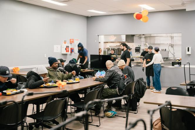 Au restaurant solidaire de Harlem Sud, à New York, le 3 décembre 2025.